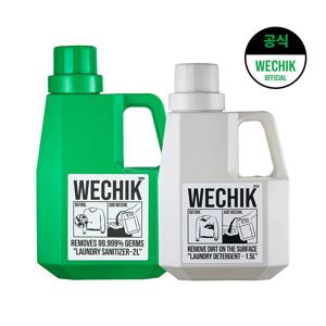 살균 소독 섬유유연제 2L + 9중효소 EM Plus 세탁세제 1.5L