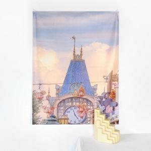 DISNEY PARK 패브릭 포스터 3size 놀이공원 오후 풍경 가림막 커튼 가리개