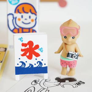 미니어처 빙수집 초미니 간판 인형의집 돌하우스 홈카페 인테리어 소품