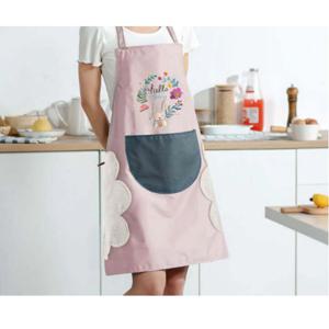 바리스타 앞치마 공방 작업용 미용실 방수 방수 알바 주방 카페 2color
