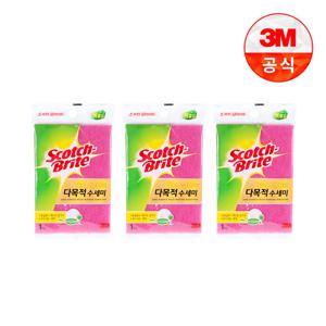 제로스크래치 패드수세미(중) 1입(흠집방지용) 3개세트