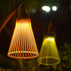 LED 태양광 대나무 조명 정원등 라탄 등나무 야외 램프 전등