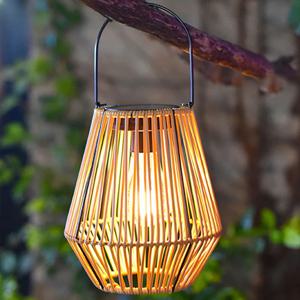 LED 등나무 태양광 조명 정원등 라탄 대나무 야외 램프 전등