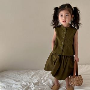 체르 민소매 상하복 세트 R11703