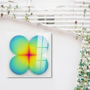 421얀 칼럽-클로버안의오렌지빛/캔버스천메탈프레임액자 아크릴액자 매트메탈액자 최근작