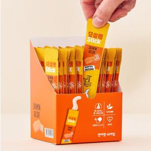 묘설렘 스틱 고양이 습식 간식 연어맛 40개입
