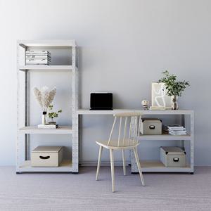 하이퍼스 스마일랙 무볼트 포스코스틸 2단  3단  4단 철재선반 앵글 철재책상