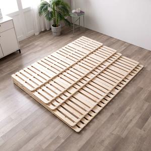 와일드 소나무 원목 4단 접이식 깔판/프레임 MMS/S/SS/Q/K