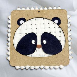 프리미엄 양말목공예 판다 우드액자 소품 만들기 diy