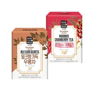 루이보스크랜베리 10티백+밀크향가득우롱차 10티백