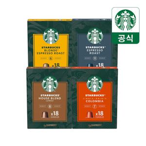 스타벅스 빅팩 캡슐커피 18캡슐 4박스 by 네스프레소