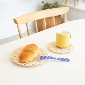 라탄 공예 DIY 코스터 트레이 만들기 세트 2개완성 취미 클래스 솜씨키트