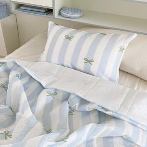 쁘띠 리본 ICE SUMMER BEDDING - BABY BLUE