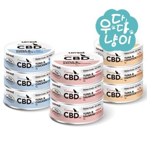 러브잇 CBD 주식캔 90g 24개입 고양이습식사료