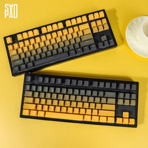 OEM 치즈그라데이션 LED투과 키캡 PBT 이중사출 (104키)