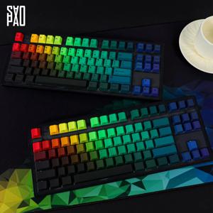 프리즘 LED투과 키캡 PBT OEM 이중사출 정각/측각 (2가지)