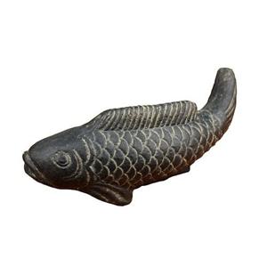 잉어 상(25cm) 물고기 모형 석상 조경 정원 장식품 조각상 조형물