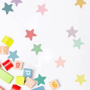 별 25종 아이방 꾸미기 스티커 포인트 벽지 시트지 창문 데코 인테리어 어린이집 벽 동물