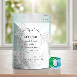 올인원3in1 고농축 캡슐 세탁 세제 40개 2개