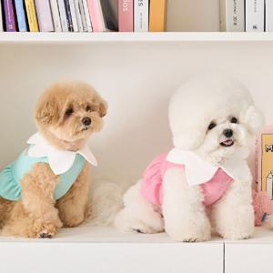 강아지옷 페탈 원피스 애견 봄옷 화동 드레스 공주옷