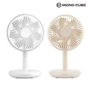 무선 탁상용 선풍기 7엽 BLDC모터 저소음 소형 선풍기 MONO-6TF 컬러2종