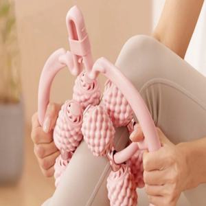 파인애플 이중 레이어 다리 마사지 롤러 종아리살 알풀기 팔뚝살 마사지기