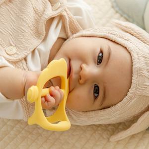 엄지척 손목 치발기 노랑 (케이스포함)