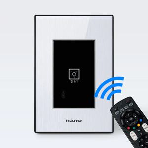 나노 아트2 터치 리모컨스위치 1구 누워서불끄기 스마트 (4color)