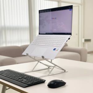 접이식 휴대용 2단 노트북 거치대 받침대 HS01