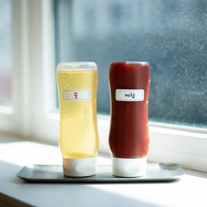 흐르지않는 거꾸로 소스통 오일병 (소) - 230ml
