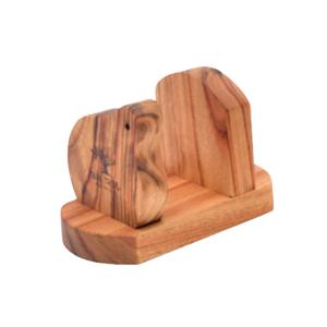 호주제작 캄포 원목 1구 도마거치대