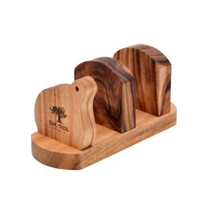 호주제작 캄포 원목 2구 도마거치대