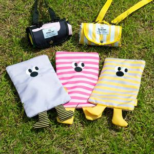 강아지 휴대용 돗자리 피크닉 매트 아이스팩 파우치 세트