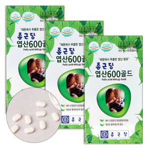 엽산600골드 90정 3팩