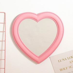 예쁜 핑크 하트 공주거울  화장대 탁상용 거울 탁상거울 하트거울 핑크템 핑크거울 탁상용거울