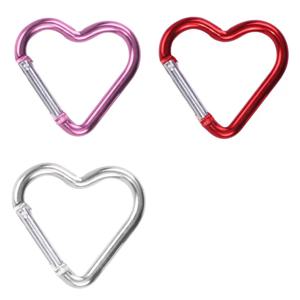 1+1 하트 카라비너 고리 3color 백꾸 가방고리 키링 키고리