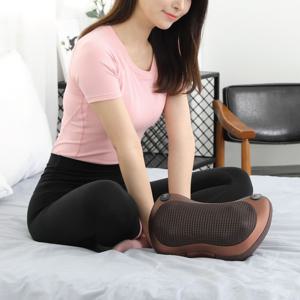 목안마기 허리 진동 온열 롤링 볼 베개형 마사지기 HL-WA1000