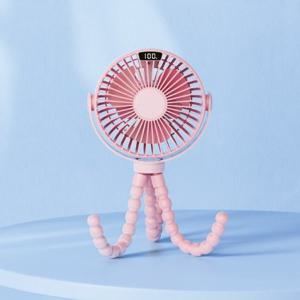 유니영 문어발 휴대용 선풍기 저소음 4단계 조절 다용도 4000mAh UNO4000