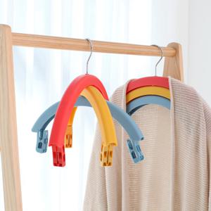 1+1 무지개 3단 회전 옷걸이 속옷 양말 걸이 빨래 집게 건조대