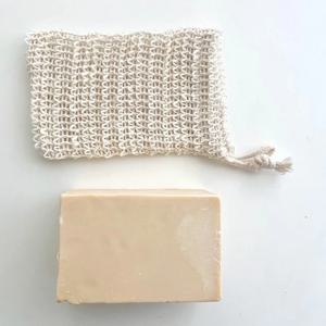 린넨 수세미 겸 비누망