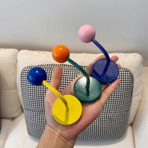 [해외] 멤피스 자석 코트랙 옷걸이 벽헹거 소품걸이 레트로 모자걸이 무타공 마그네틱