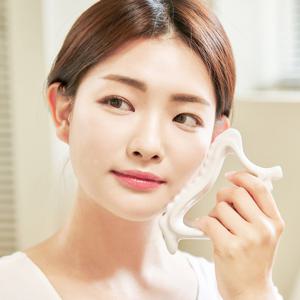세라믹 괄사 마사지 도자기 승모근 얼굴 마사지기 림프순환