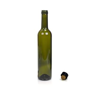 와인병 500ml(그린) 코르크 포함_2386