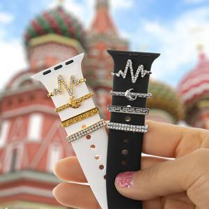 애플워치 갤럭시워치 스트랩 링파츠 세트I 호환 주얼리 장식