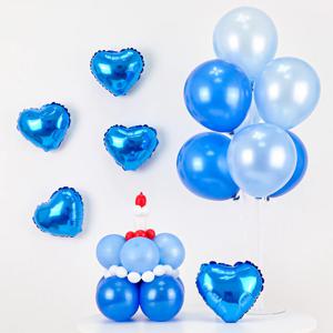 풍선케이크 벌룬케이크 블루 케익 만들기 DIY 생일 파티