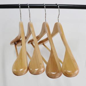 옷가게 고급 나무 원목옷걸이 정장 상의 하의 한벌걸이