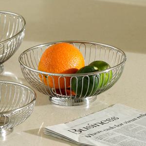 스틸렌 304올스텐 과일바구니/채반/원형 트레이