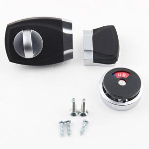 H 블랙 사용중 열림 큐비클 화장실 잠금쇠 잠금장치