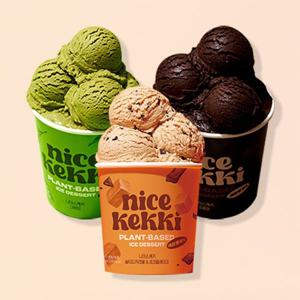 꾸덕쫀득! 다이어트아이스크림 비건 젤라또 3종세트(솔티드카라멜/ 그린티/ 초콜릿)