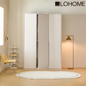 앤유임팩트 하프 1500 일체형 손잡이 여닫이 수납 옷장 (고급댐핑경첩도어)